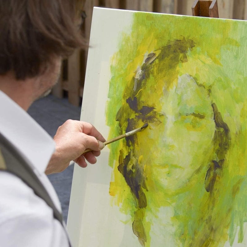 اي ار اس لوحة قماشية بيضاء فارغة من آرس، مقاس 200 × 150 سم - ألواح فنية عالية الجودة مصنوعة من القطن الخالص 100%، مثالية للرسم، وصب الأكريليك، والرسم بالألوان الزيتية، سواءً كانت جافة أو رطبة. - Image 3