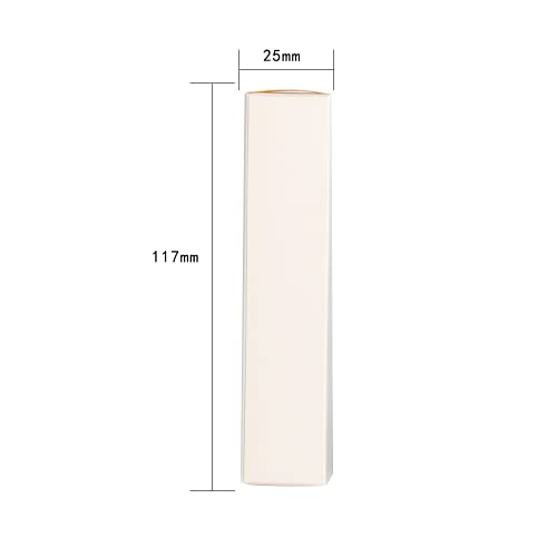 COSIDEA 50 PCS Empty White Lip Gloss Boxes W25 xW25 xH117mm / W0.98xW0.98xH4.6 inch, Cosmetic Perfume/Mascara Box Packaging for Small Business Wholesale, small Kraft Paper Box Luxury Holder Wrapping - Image 2