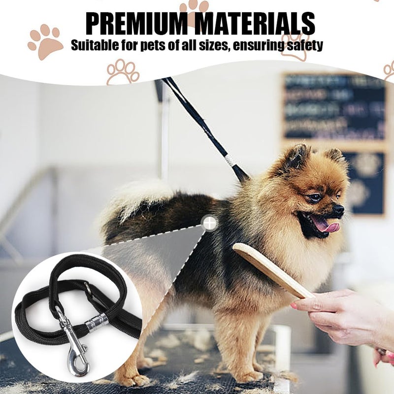 TRKETK 6 Pièces Boucles de Toilettage d'Animal Familier, Laisse deToilettage Réglable en Nylon Corde de Sécurité pour Animal de Compagnie Corde Chien Chat Professionnel pour Domestique, Baignoire - Image 4