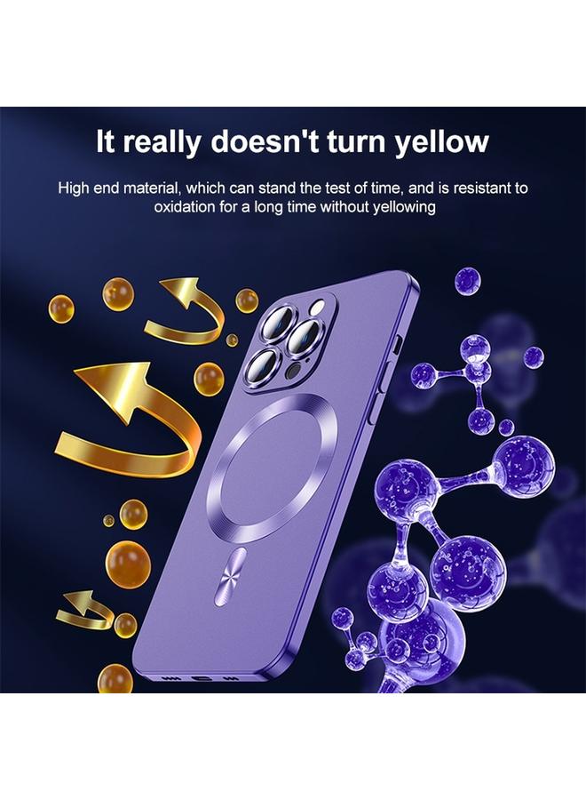 S-TOP Case For iPhone 15 Pro Liquid Lens Protector Magsafe Phone Case - Image 5