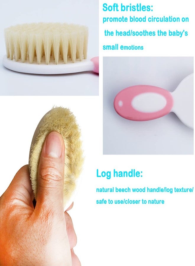 Duruan Baby Hair Brush Soft Goat Bristles-Ideal for Cradle Cap-for Newborns & Toddlers-Natural Perfect Baby Registry Gift… - Image 4