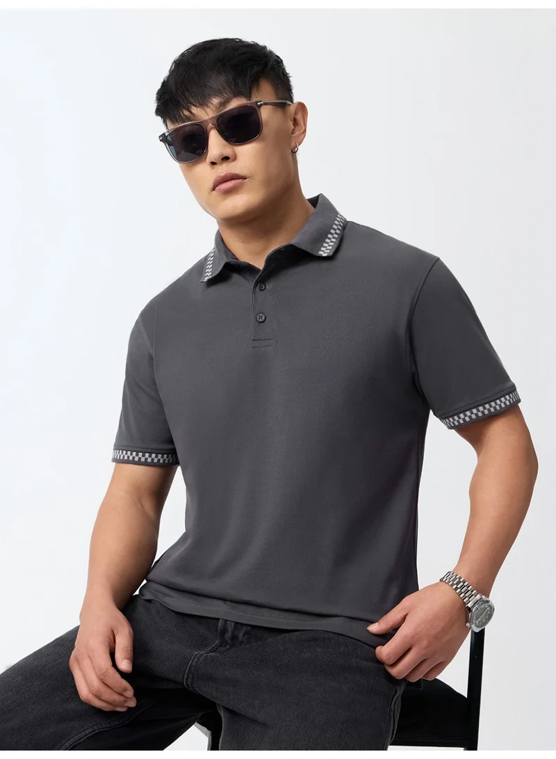 The Souled Store  Pique Polo: Naval  | Best Price UAE