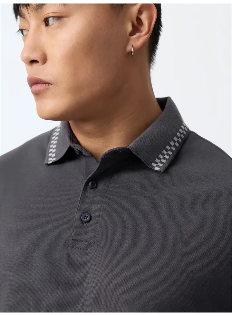 The Souled Store  Pique Polo: Naval  | Best Price UAE