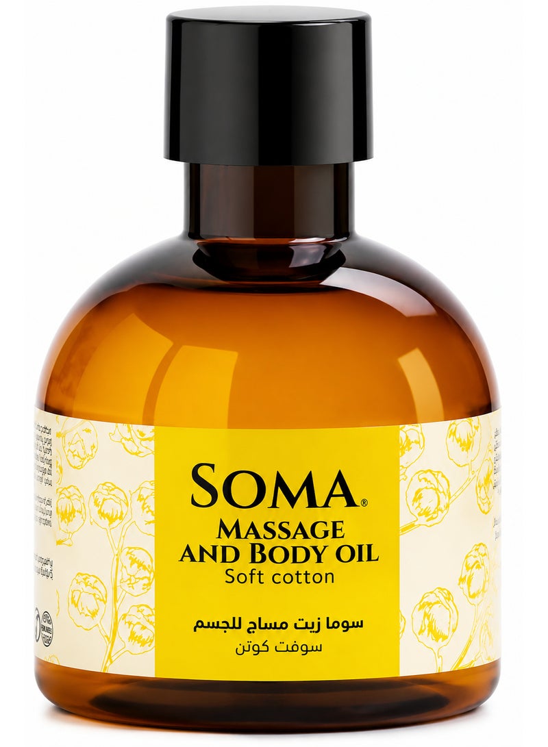 Soma Massage And Body Oil 170ml Soft Cotton
