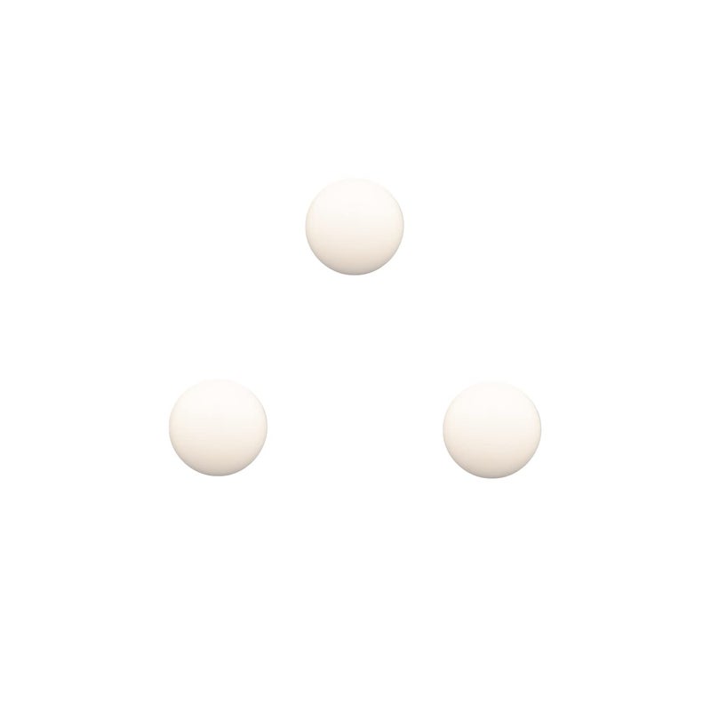 cheekyglo PTFE Ball White Polyethersulfone Ground Finish for Diaphragm Pneumatic Pump22mm 3pcs - Image 4