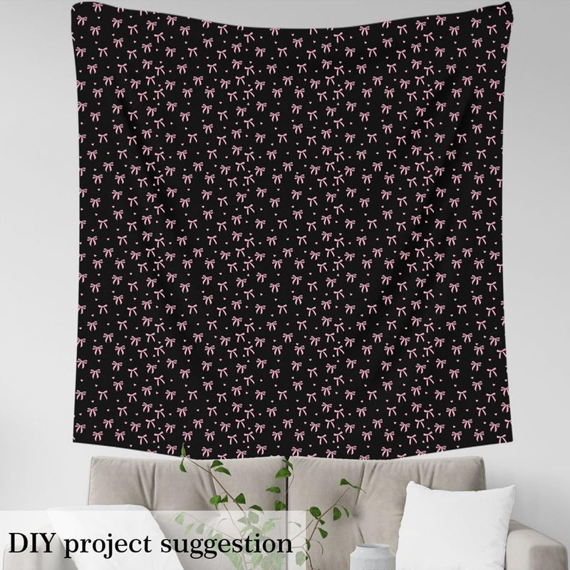 All condition resistant crafted quality jejeloiu Cute Bowknot Fabric by The Yard Pink Black Bows Upholstery Fabric Girls Bow Soft Flannel Indoor Decor for DIY Sewing Craft Projects Dreamy Princess Style 2 Yards Season change compatible build Reliable daily use design Room to room portable Experience optimized build Varied global sizing picks Changing environment compatible Assorted natural tone picks Regional distribution available Classic modern blend design Local available supply Flat working surface Rack sorted local inventory Different assemble options Multiple design variants Advanced minimal build User friendly optimized build Cross-location transit friendly build Light & heavy use compatible General standard crafted Scratch resistant Comfort grip Lightweight No overseas transit wait Anti topple design - Image 3