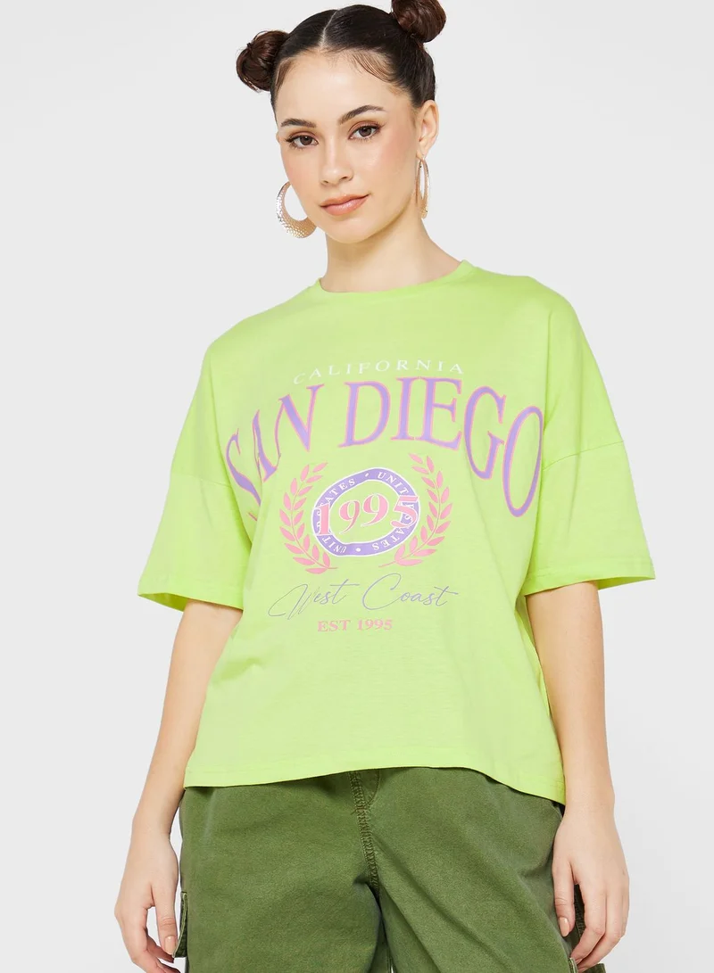 Ginger Wide Fit Graphic T-Shirt