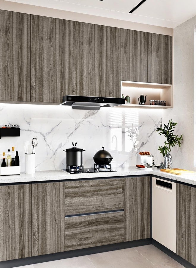 WESTICK Wood Countertop Peel and Stick Counter Contact Paper Renter Friendly Countertop Peel and Stick Durable Wood Grain Vinyl Wrap for Kitchen Table Closet Bathroom 15.8” X 80” - Image 4