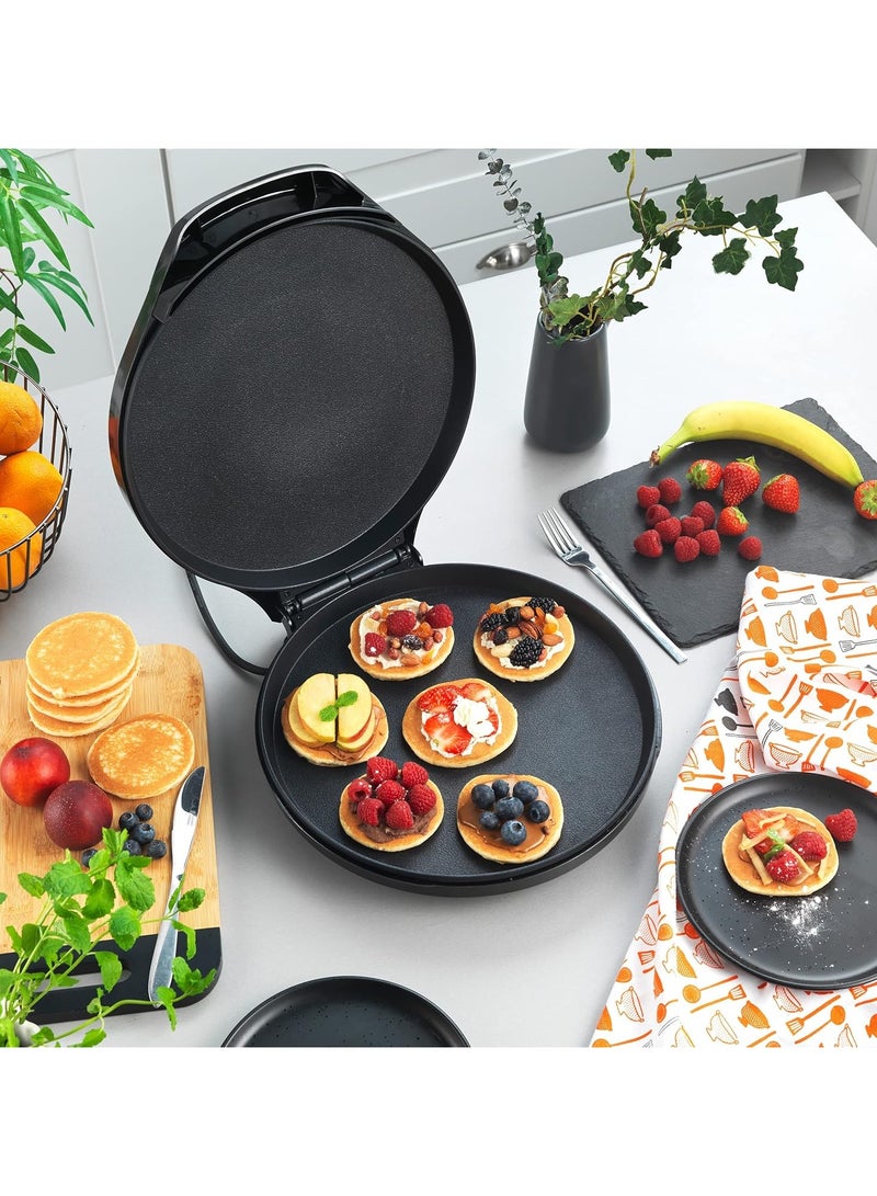 Discover Versatile Cooking with the Pizza Maker & Multifunction Electric Pan – Perfect for Pizzas, Crepes, Grilling & More - Image 2
