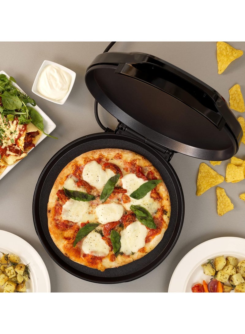 Discover Versatile Cooking with the Pizza Maker & Multifunction Electric Pan – Perfect for Pizzas, Crepes, Grilling & More - Image 3