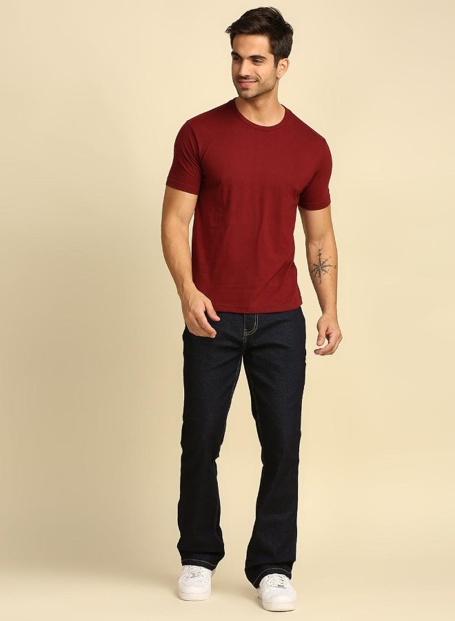 HIGH STAR Men Blue Bootcut Jeans - Image 2