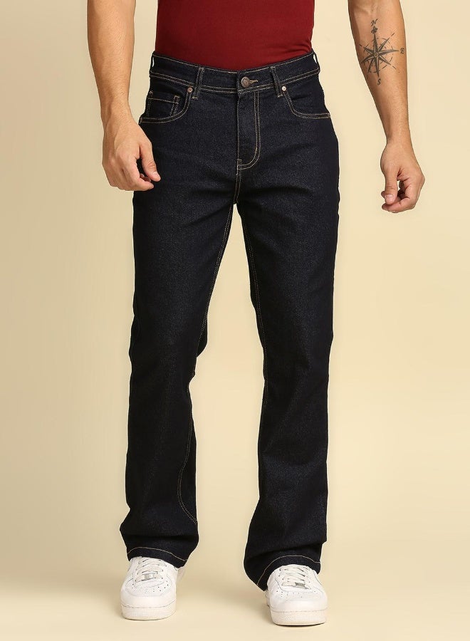 HIGH STAR Men Blue Bootcut Jeans - Image 5