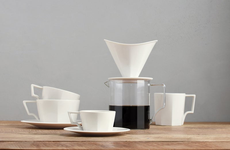 KINTO 28886 OCT Mug, 10.1 fl oz (300 ml), White, Microwave and Dishwasher Safe - Image 2