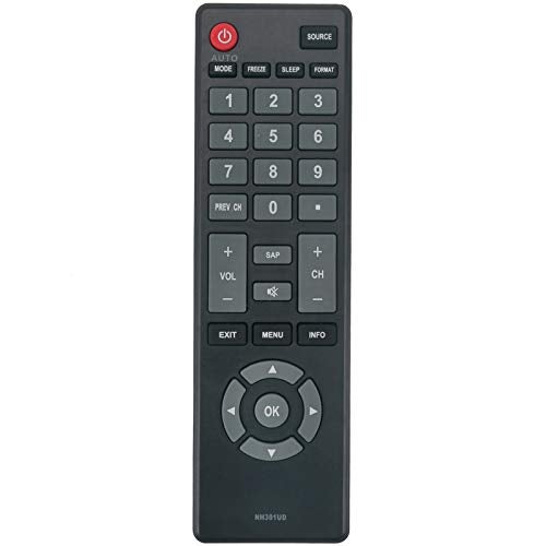 PERFASCIN NH301UD NH314UD Replacement Remote Compatible with Emerson MAGNAVOX TV LC391EM3 LE190EM3 LE220EM3 LC501EM3 RLE320EM3 RLC320EM3FA 19ME402V/F7 22ME402V/F7 26ME402V/F7 32ME402V/F7 32ME402V - Image 1