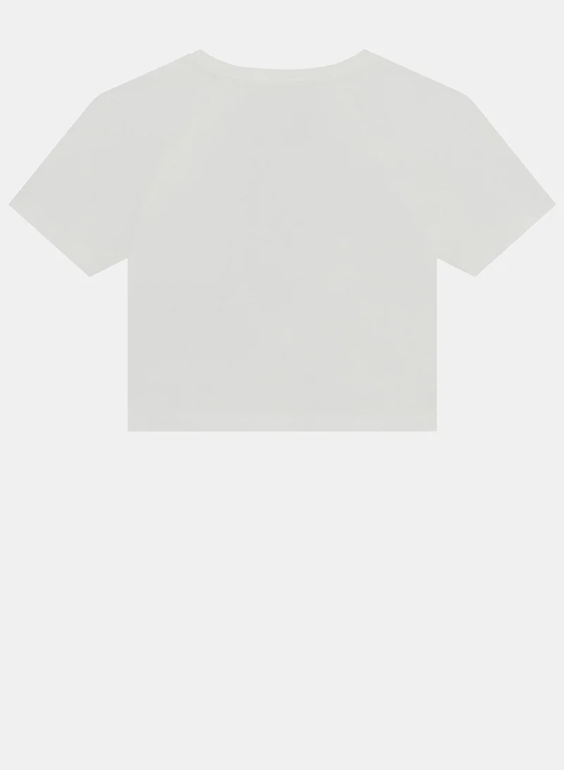 جس Kids Graphic Crew Neck T-Shirt