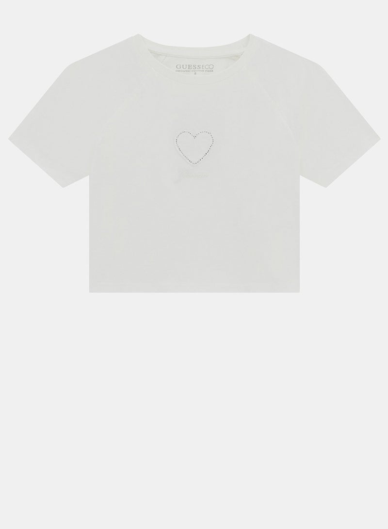 GUESS Kids Graphic Crew Neck T-Shirt - Image 1