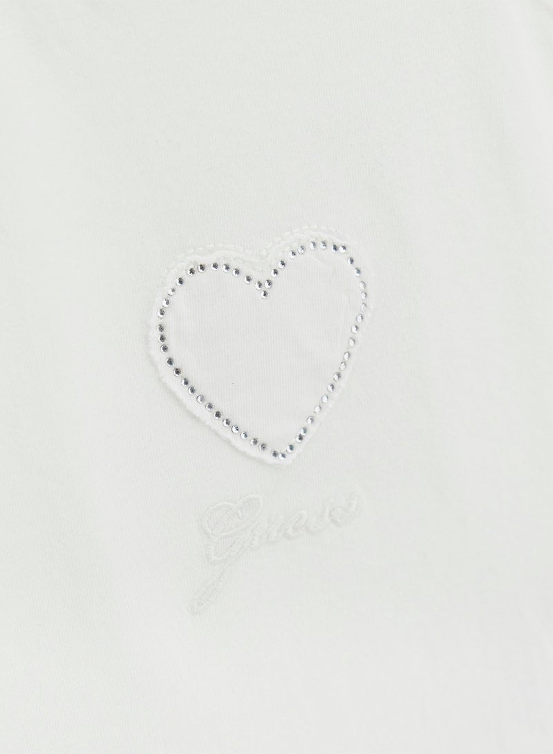 GUESS Kids Graphic Crew Neck T-Shirt - Image 3