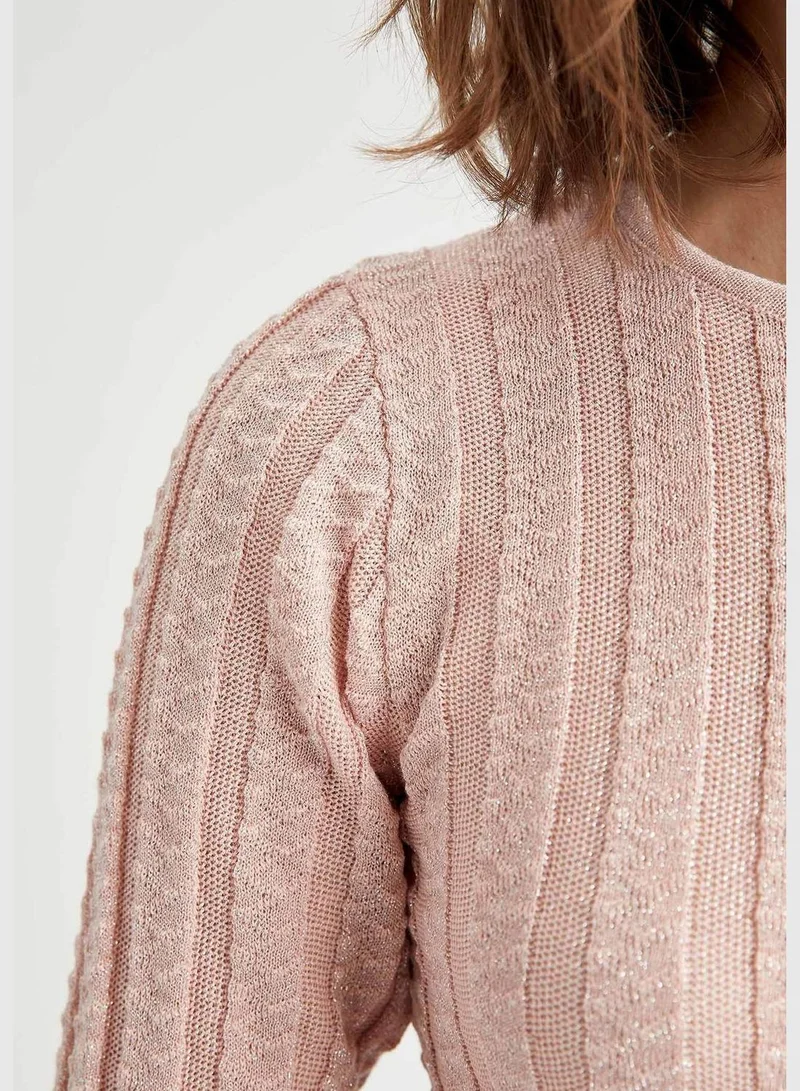 ديفاكتو Woman Tricot Regular Fit C Neck Pullover