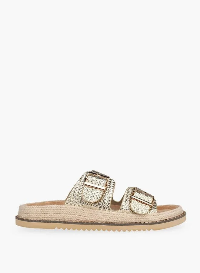 Women Buckle Detail Espadrilles