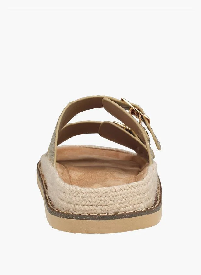 Peppermint  Women Buckle Detail Espadrilles for Women | Best Price UAE