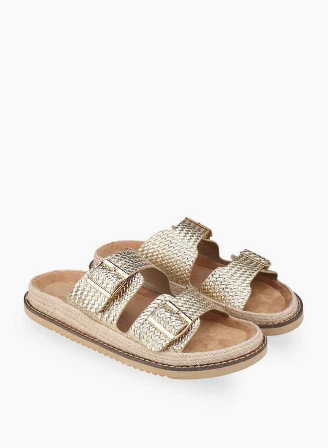 Peppermint  Women Buckle Detail Espadrilles for Women | Best Price UAE