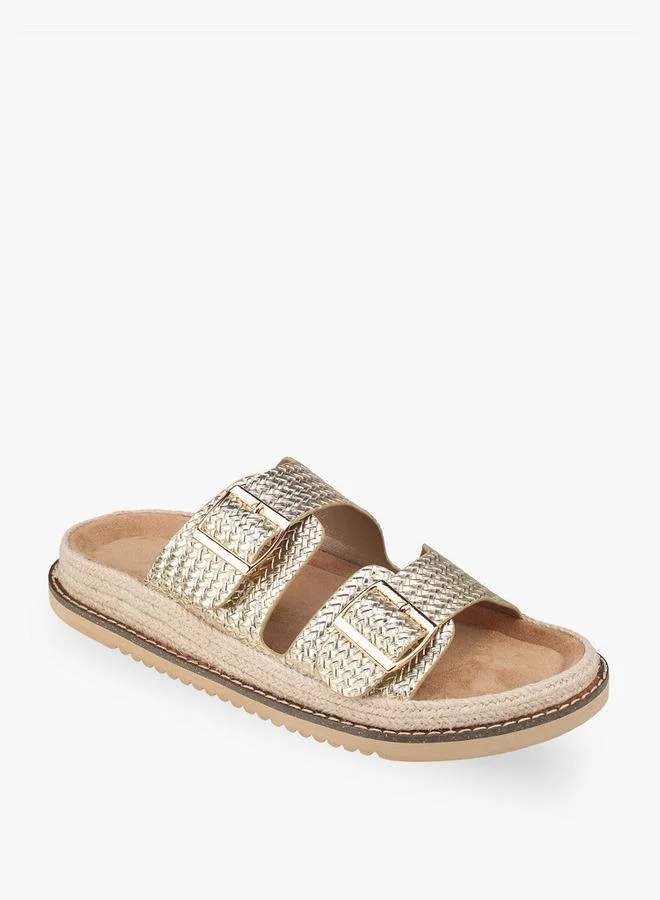 Peppermint  Women Buckle Detail Espadrilles for Women | Best Price UAE