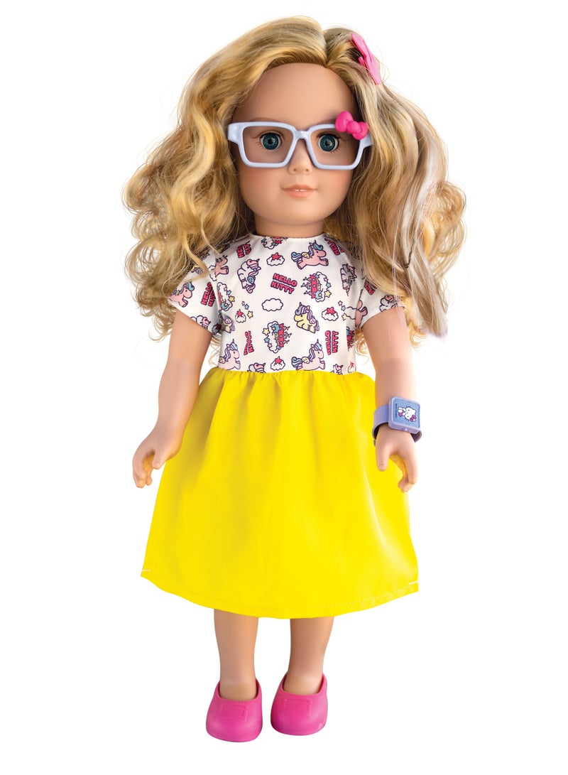 Hello Kitty Hayati Girl Hello Kitty Fashion Set | Pretend Play | Fashion Dress for 18-Inches Doll | Dress Up | Gift for Kids and Teens | Doll not Included - Image 2