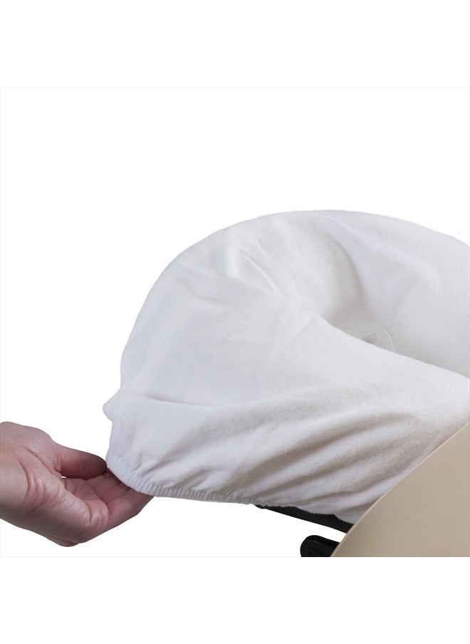EARTHLITE DURA-LUXE Flannel Massage Table Sheet Set – Durable, Soft, Luxurious Comfort, Double-Napped Top Sheet, Fitted Sheet & Crescent Cover white  - Image 4