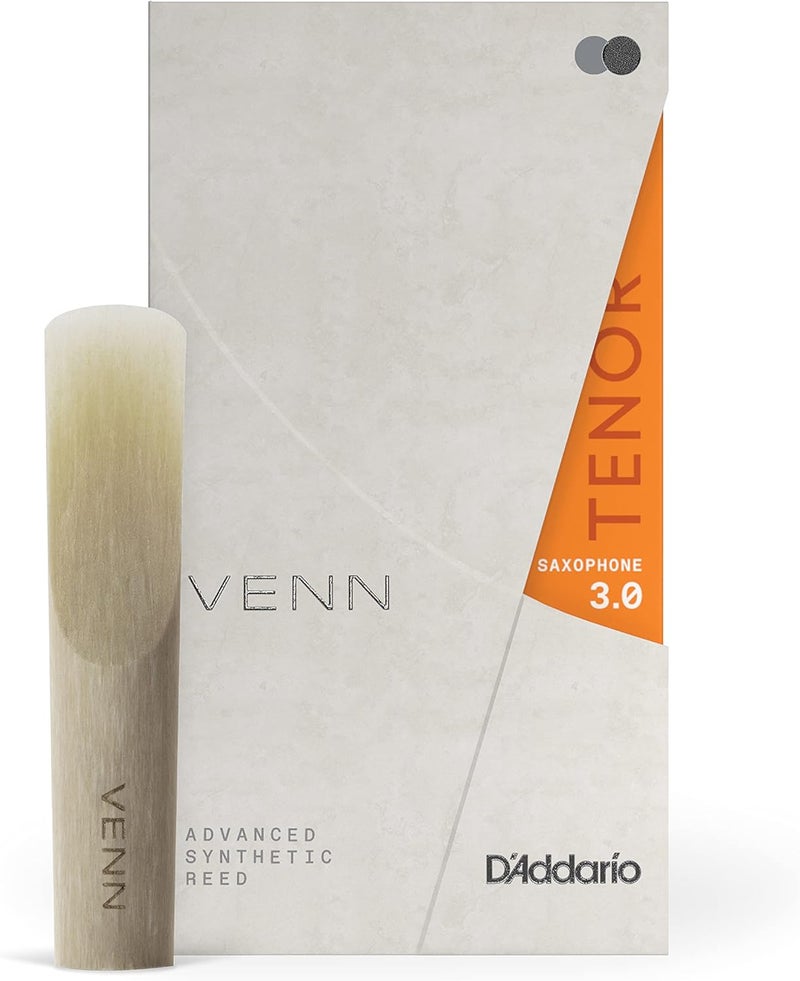 D'Addario VENN Tenor Saxophone Reed, Strength 3.0 - Image 2