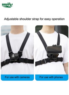 BURAQ TELESIN GP-CGP-T07 For GoPro / OSMO Action Riding Skiing Shoulder Strap Chest Belt Sports Camera Accessories  - Image 4