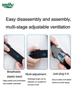 BURAQ TELESIN GP-CGP-T07 For GoPro / OSMO Action Riding Skiing Shoulder Strap Chest Belt Sports Camera Accessories  - Image 3