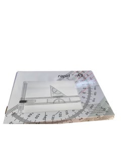 A3 Artboard With Ruler And 2 Side Holders Multifunction Drafting  Adjustable Measuring System Angle Parallel Motion Drawing Board