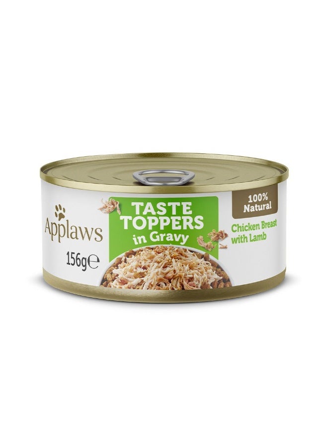Applaws Taste Toppers Chicken Breast with Lamb in Gravy Canned Dog Food - 156 g