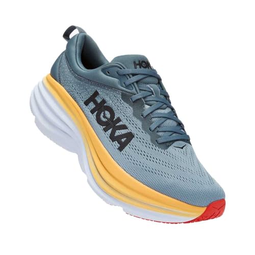 HOKA ONE ONE Hoka Bondi 8 Men's Running Shoes, Goblin Blue/Mountain Spring, US Size 11.5 - Image 2
