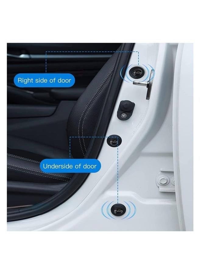 Generic 40 PCS Car Shock Absorber, Auto Soundproof Crash Pad, Universal Car Door Protection Sticker, Car Door Side Shock Absorbing Protection Stickers (Black)  - Image 5