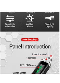 ماركة غير محددة قلم اختبار LED Lntelligent باللون الأسود  - Image 4