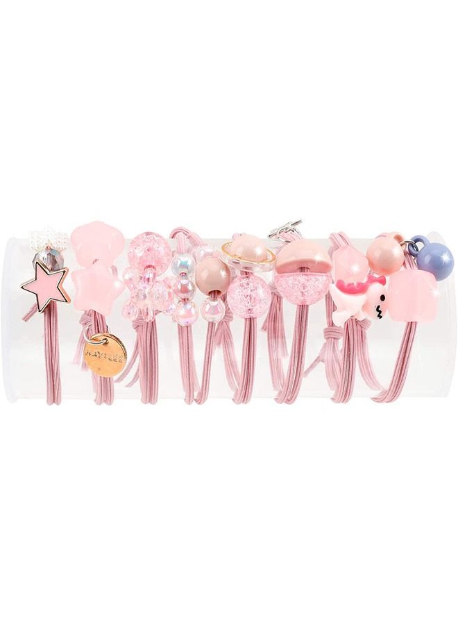 8 Pcs Baby Hair Band Cute Hair Rope Lovely and Refreshing Cartoon Elastic Band Pretty Princess Elastic Hair Band Baby Hair Band - Image 1
