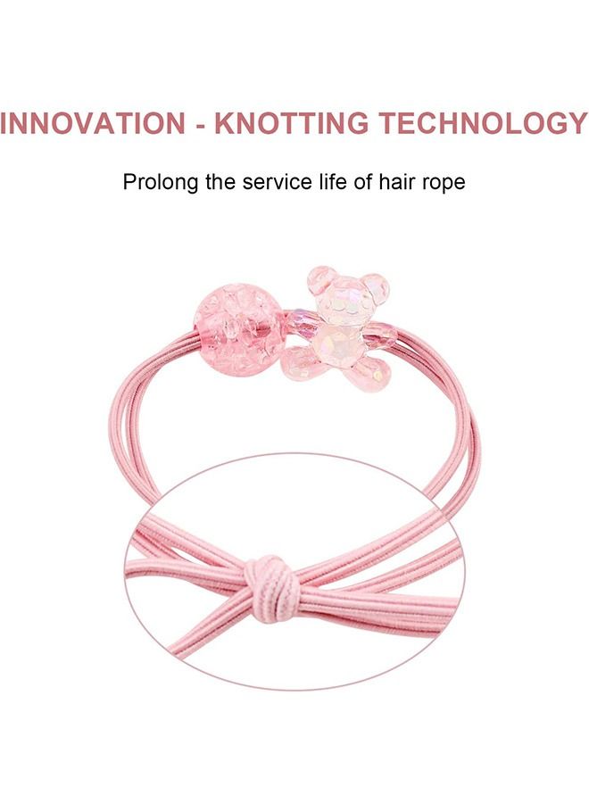8 Pcs Baby Hair Band Cute Hair Rope Lovely and Refreshing Cartoon Elastic Band Pretty Princess Elastic Hair Band Baby Hair Band - Image 4