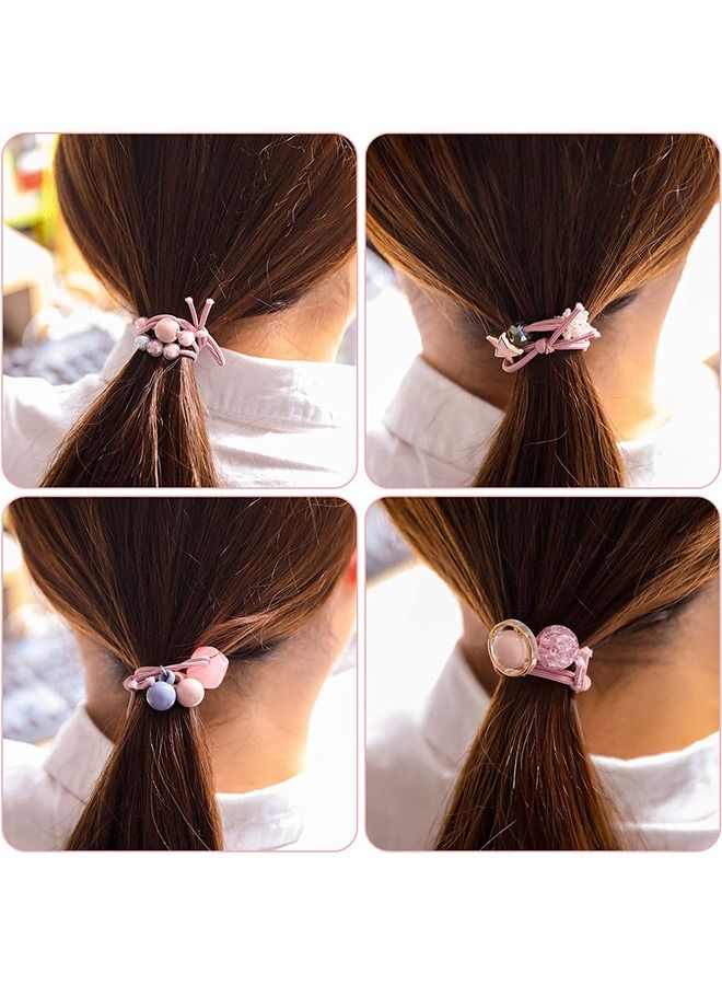 8 Pcs Baby Hair Band Cute Hair Rope Lovely and Refreshing Cartoon Elastic Band Pretty Princess Elastic Hair Band Baby Hair Band - Image 3