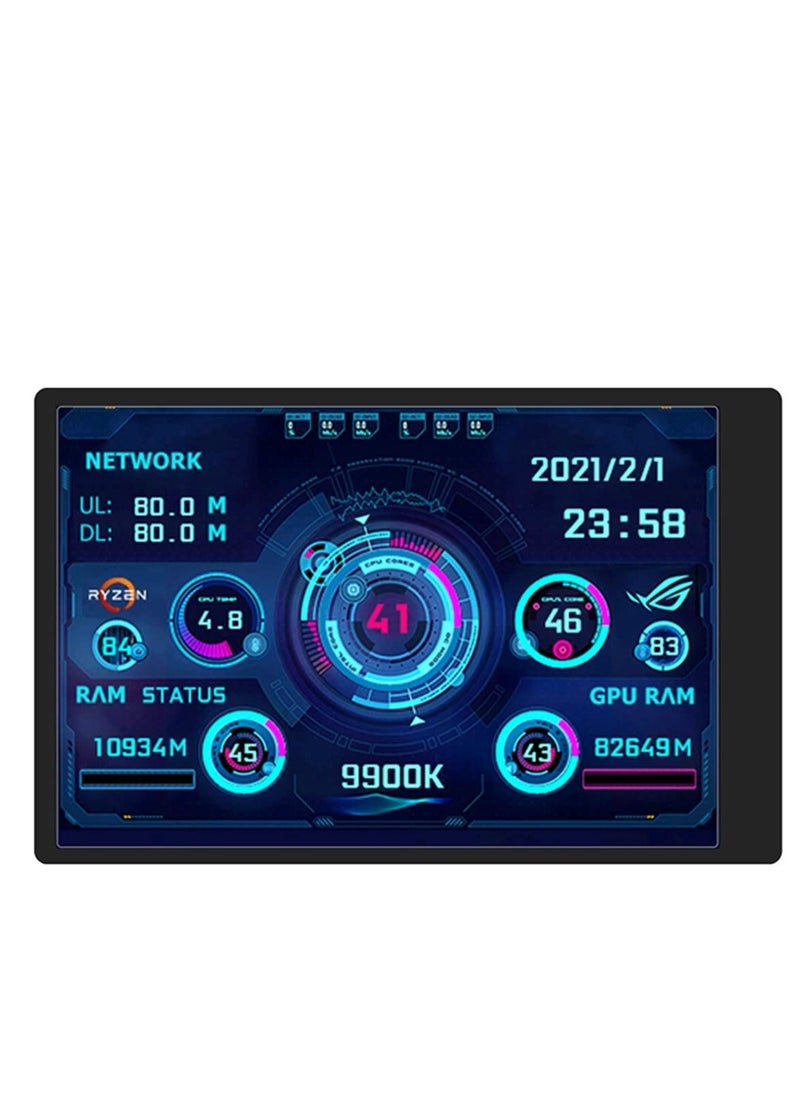 Generic - 3.5 inch IPS USB Mini Screen AIDA64 PC CPU RAM HDD Temp Monitor Portable, Mini Monitor Sensor Panel Temperature Display Type C Sub Screen - Image 1