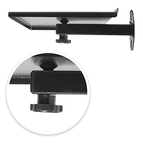 Audiovan Shelf Speaker Wall Mount, Speaker Stand, Speaker Wall Mount (4 x 4 Inches) 4 Pcs Pack - Image 5