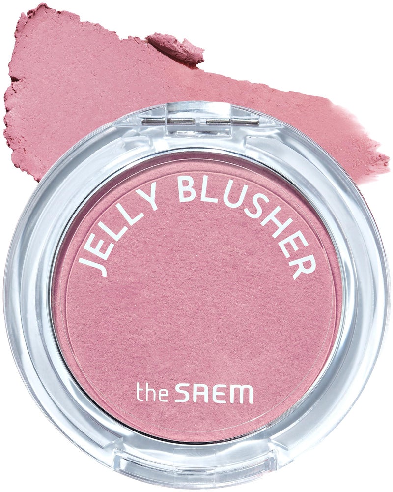 THESAEM Jelly Blusher PP02 Baby Lavender Velvety Finish Soft Jelly Powder Cheek Easy Blending Formula Lightweight Smooth Natural Buildable Blusher