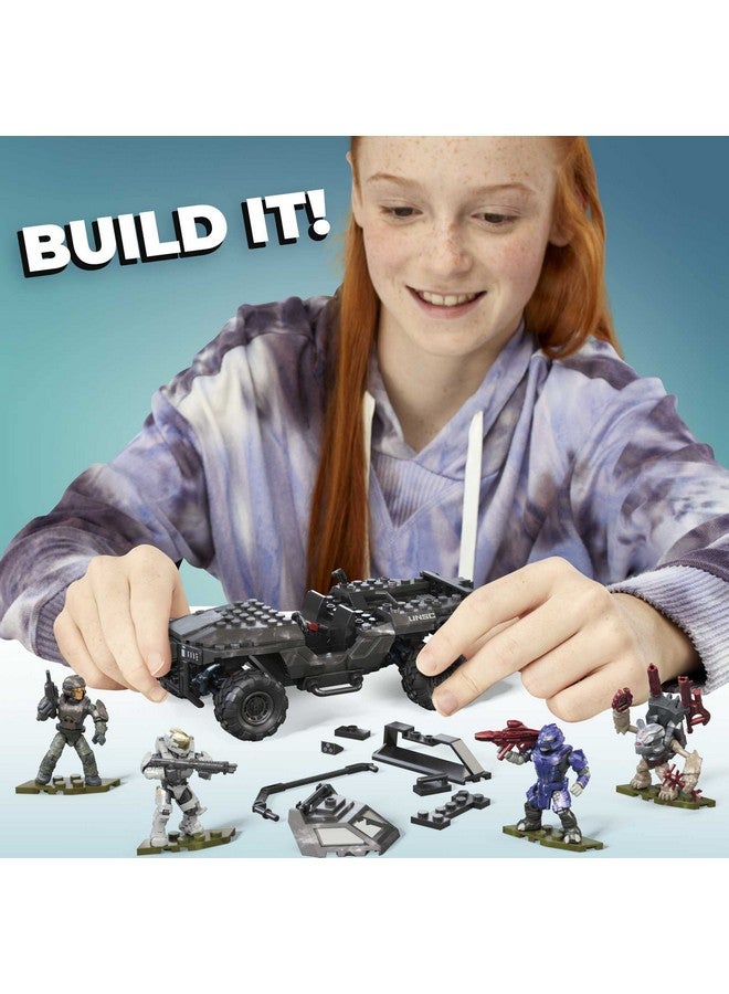 Mega Brands MEGA Halo UNSC Razorback Blitz Vehicle Halo Infinite Construction Set, Building Toys for Boys - Image 2