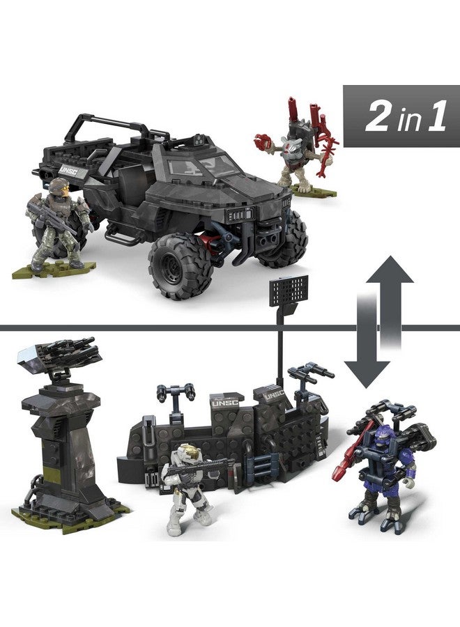 Mega Brands MEGA Halo UNSC Razorback Blitz Vehicle Halo Infinite Construction Set, Building Toys for Boys - Image 4