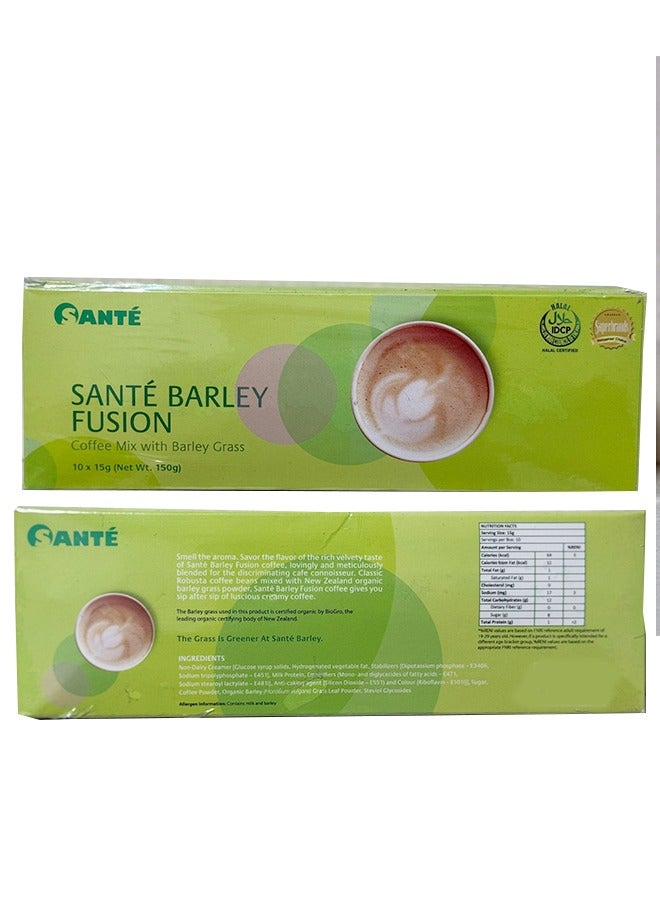 سانتيه مزيج قهوة سانتي بارلي فيوجن مع عشبة الشعير 10 × 15 جم - Image 3