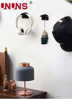 UNUNS 12 PCS Hat Rack For Wall,Hat Hook For Baseball Caps,Upgraded Adhesive Hat Holder,No Drilling,Strong Hat Hooks For Ear Headbands  - Image 3