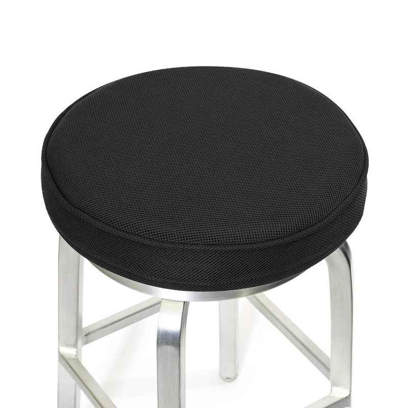 Shinnwa Bar Stool Cushions Memory Foam Round Bar Stool Covers with NonSlip Backing and Elastic Band 13 Black - Image 1