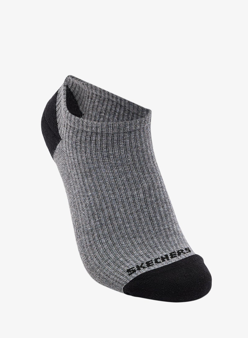 SKECHERS 3 Pack Terry No Show Socks - Image 3