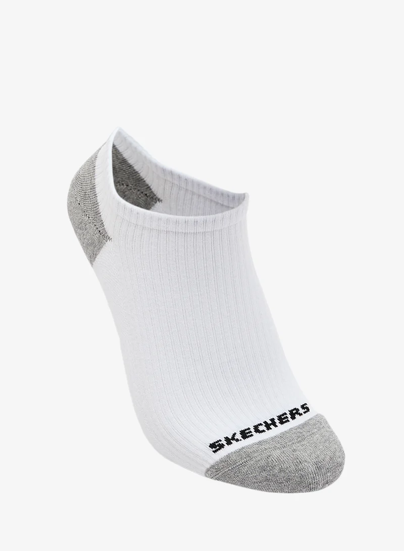 SKECHERS 3 Pack Terry No Show Socks