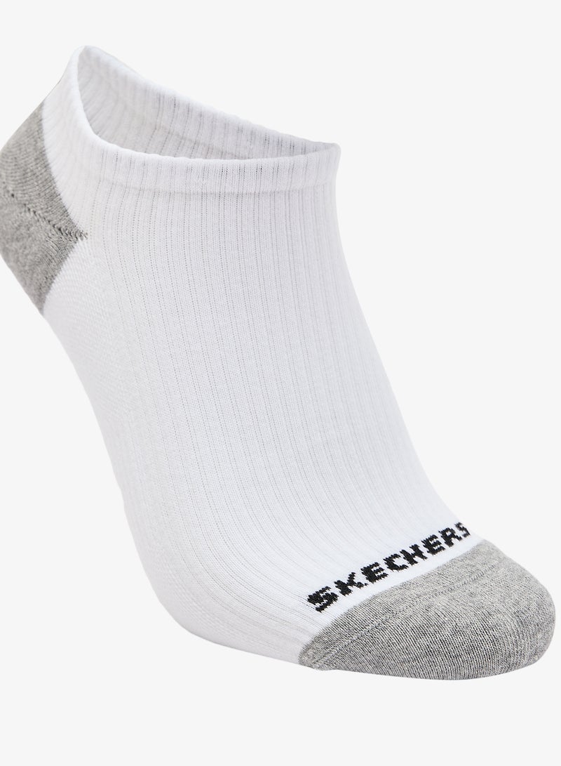 SKECHERS 3 Pack Terry No Show Socks - Image 5